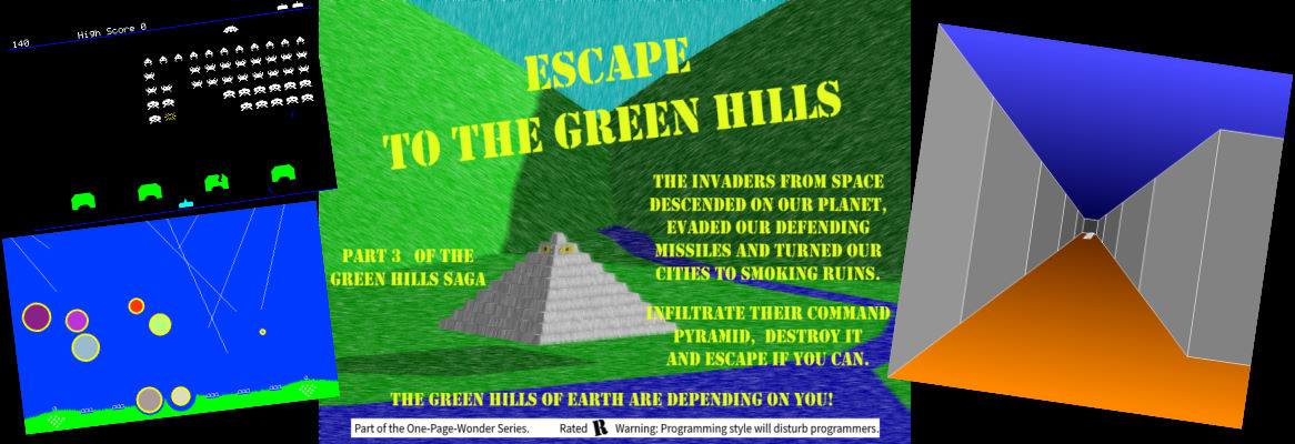 Where are you, oh green hills?